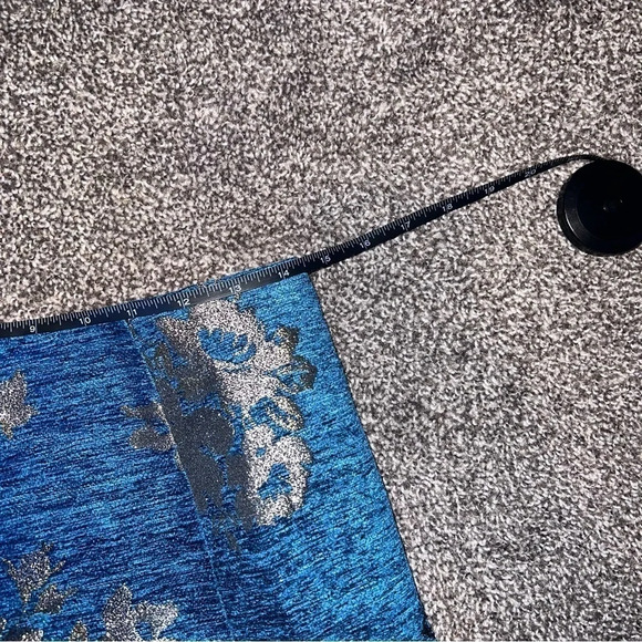 HP 🎉 Free People Movin’ On Jacquard Metallic Skirt Sz 2 - Picture 9 of 11